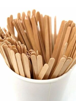 Coffee Stirrers, 10 PCS 5.5 Inches Disposable Coffee Stir Sticks, Premium Birch Wooden Stirrers for Coffee,