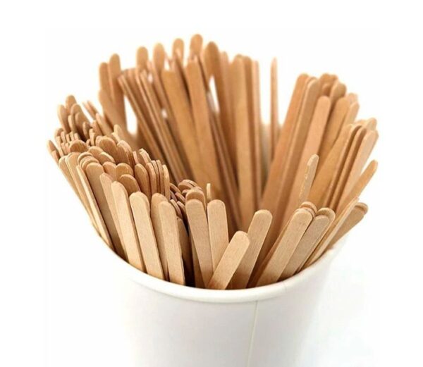 Coffee Stirrers, 10 PCS 5.5 Inches Disposable Coffee Stir Sticks, Premium Birch Wooden Stirrers for Coffee,